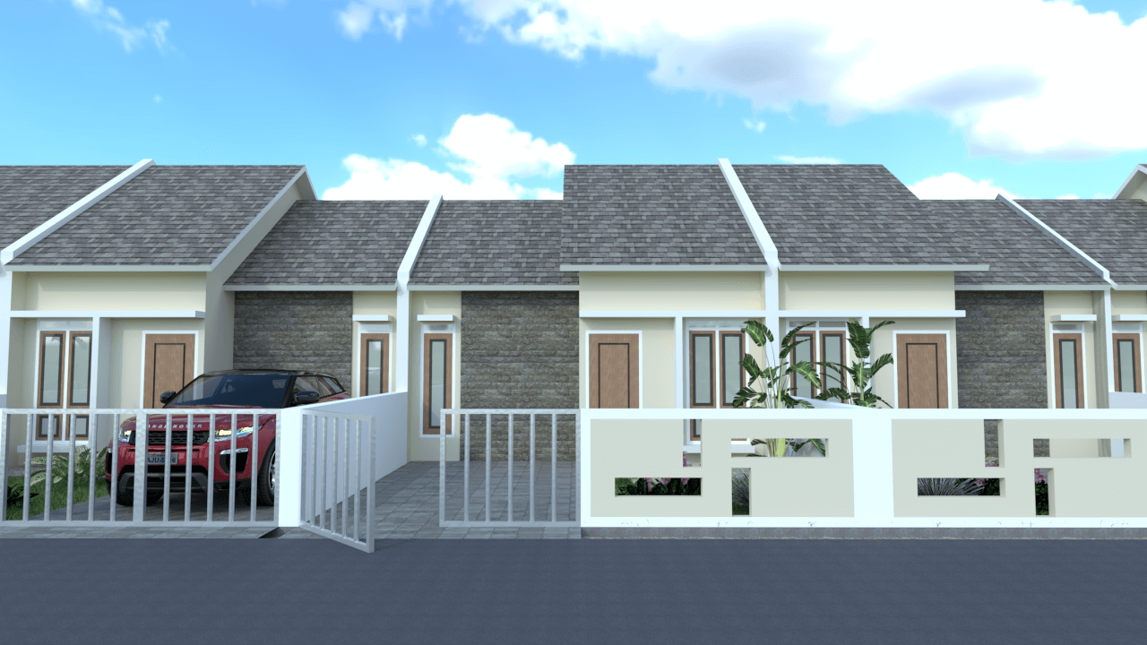 Interior Ruang Tamu Rumah Tipe 36 Green Citayam City